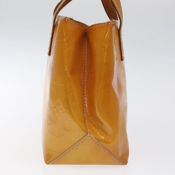 LOUIS VUITTON Monogram Vernis Reade PM Hand Bag Beige M91334 - Picture 5 of 12